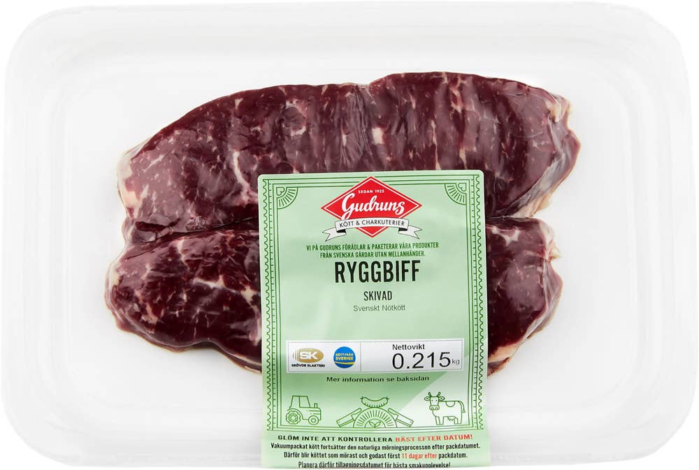 Ryggbiff Skivad