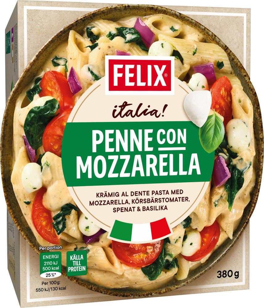 Felix Penne Mozzarella Fryst