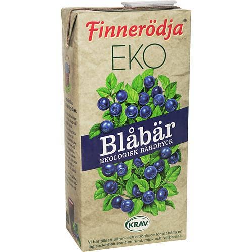 Ej sorterad Blåbärsdryck 0,75L Finnerödja