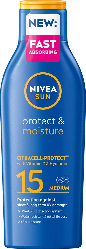 NIVEA Sun Solskydd Protect & Moisture Lotion SPF 15