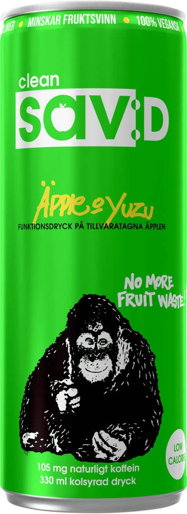 Clean sav:D Energidryck Äpple & Yuzu