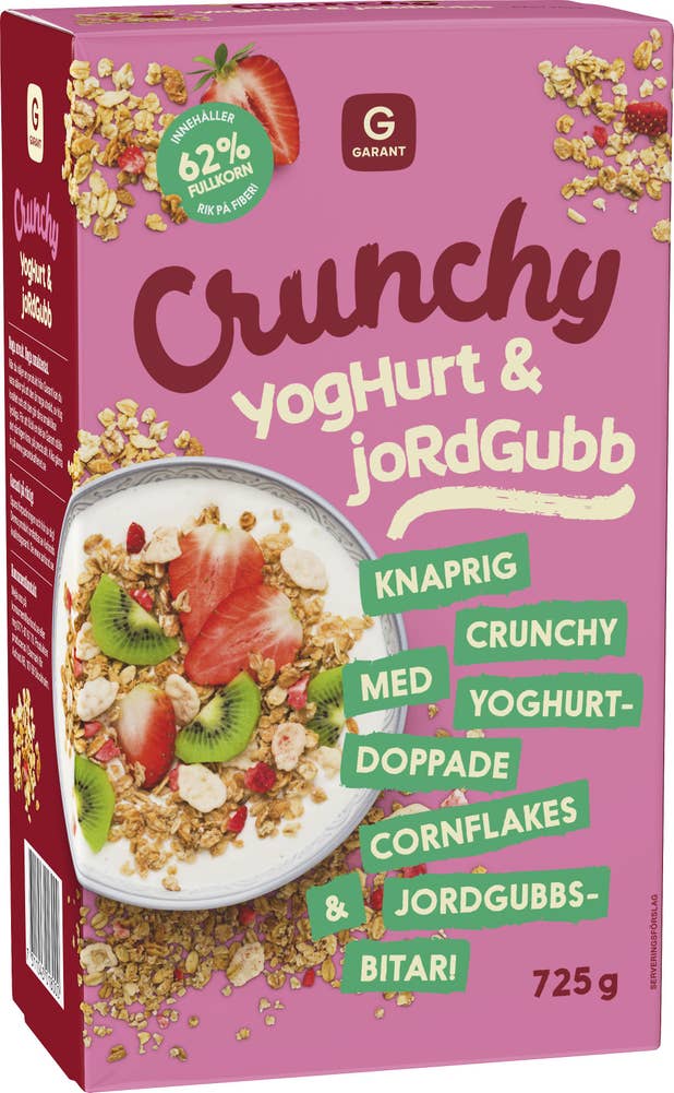 Garant Crunchy Yoghurt & Jordgubb