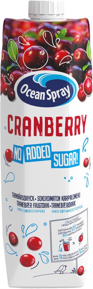 Ocean Spray Tranbärsdryck Utan Tillsatt Socker