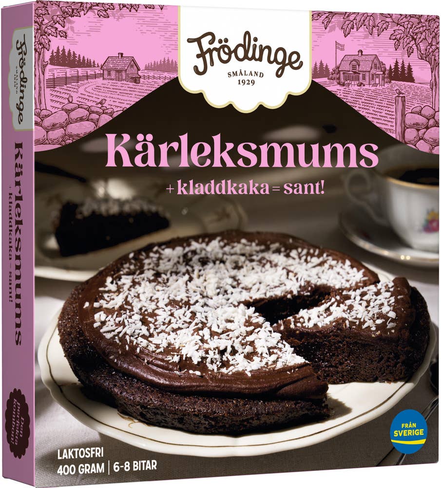 Kärleksmumskladdkaka Fryst