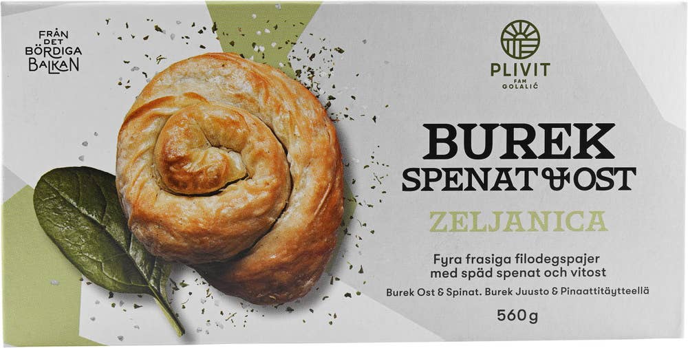 Plivit Burek Spenat & Ost Fryst