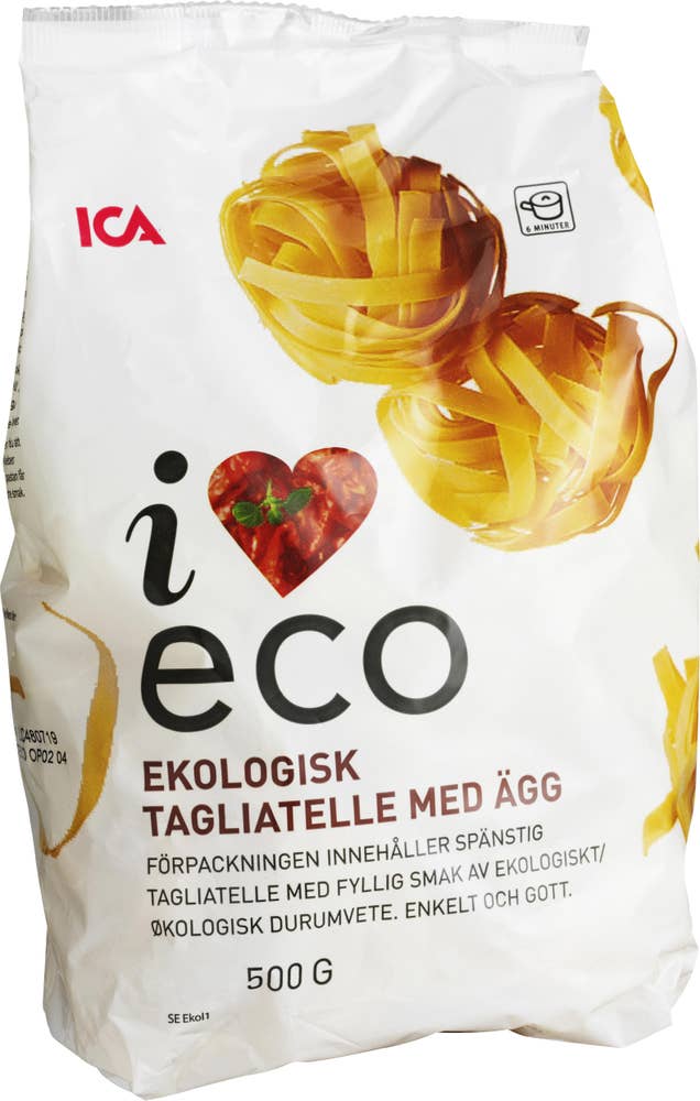 Ej sorterad Tagliatelle Ica Eco