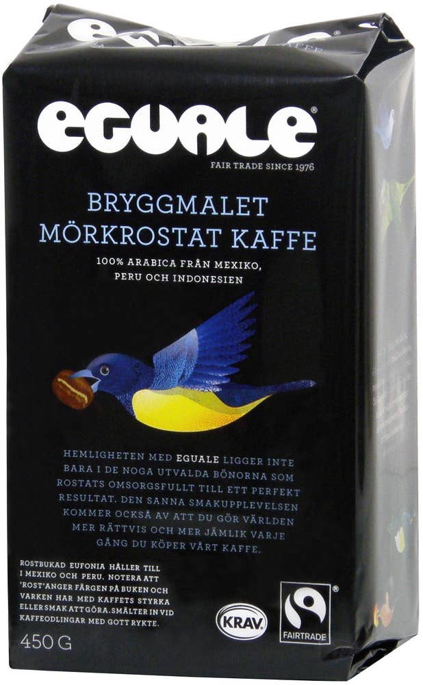Eguale Bryggkaffe Mörkrost KRAV/Fairtrade