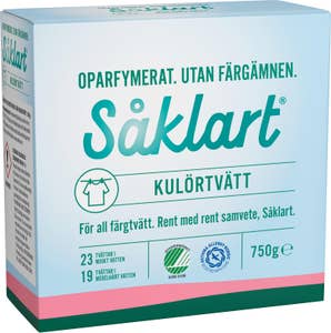 Såklart Tvättmedel Kulör Oparfymerad