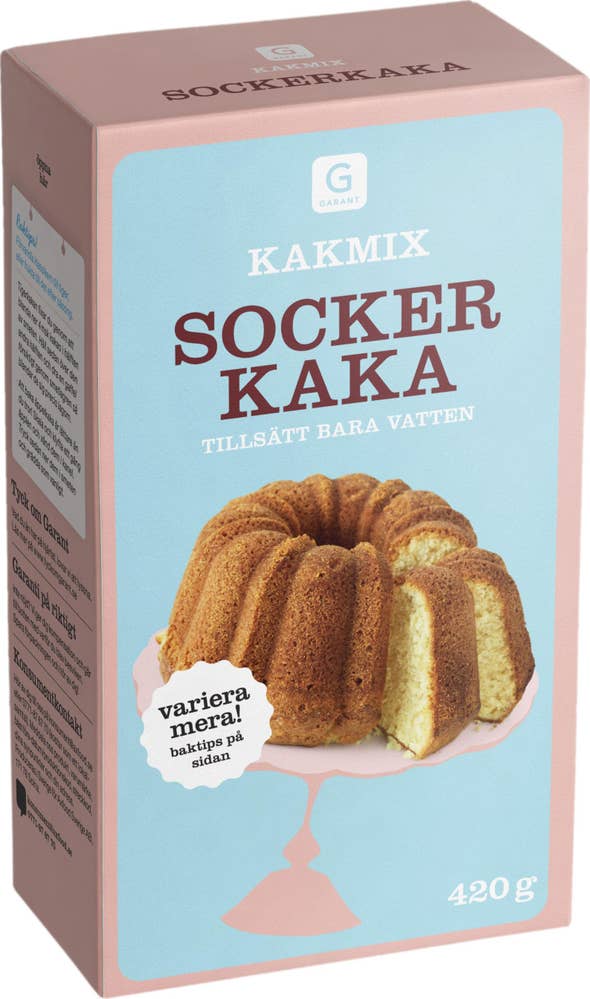 Ej sorterad Sockerkaka Mix Garant