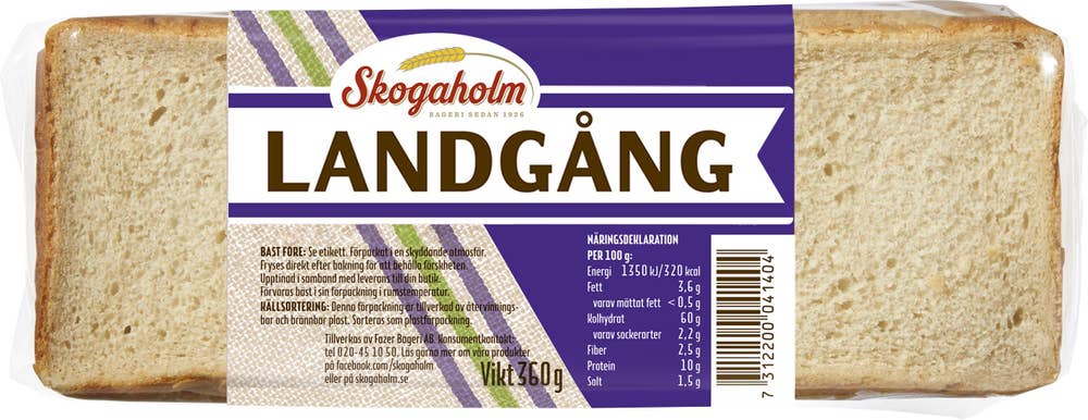 Ej sorterad Landgångsbröd Skogaholms