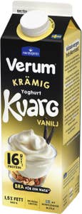 Verum Yoghurtkvarg Vanilj Laktosfri 1,5%