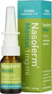 Nasoferm Nässpray Lösning Mentol 1 mg/ml Xylometazolin