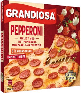 Grandiosa Pizza X-Tra Allt Pepperoni Fryst