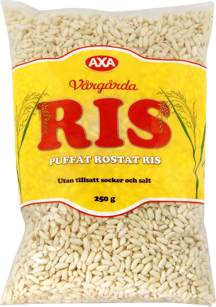 AXA Vårgårda Puffat Ris 250g AXA