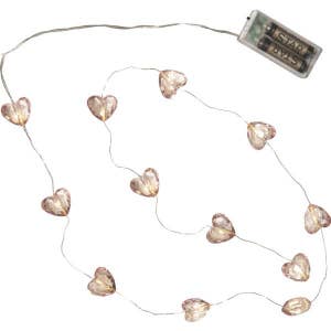 Star Trading Ljusslinga Valentine Rosa 165cm