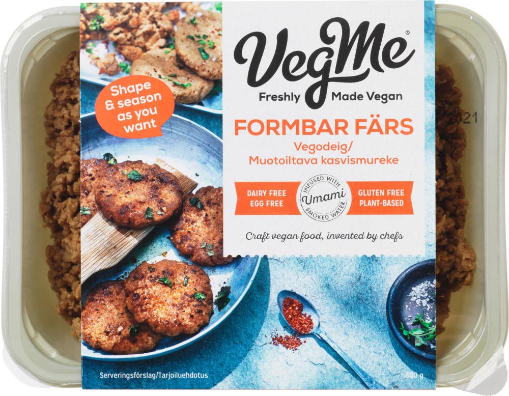Vegme Formbar Färs Vegansk Vegme