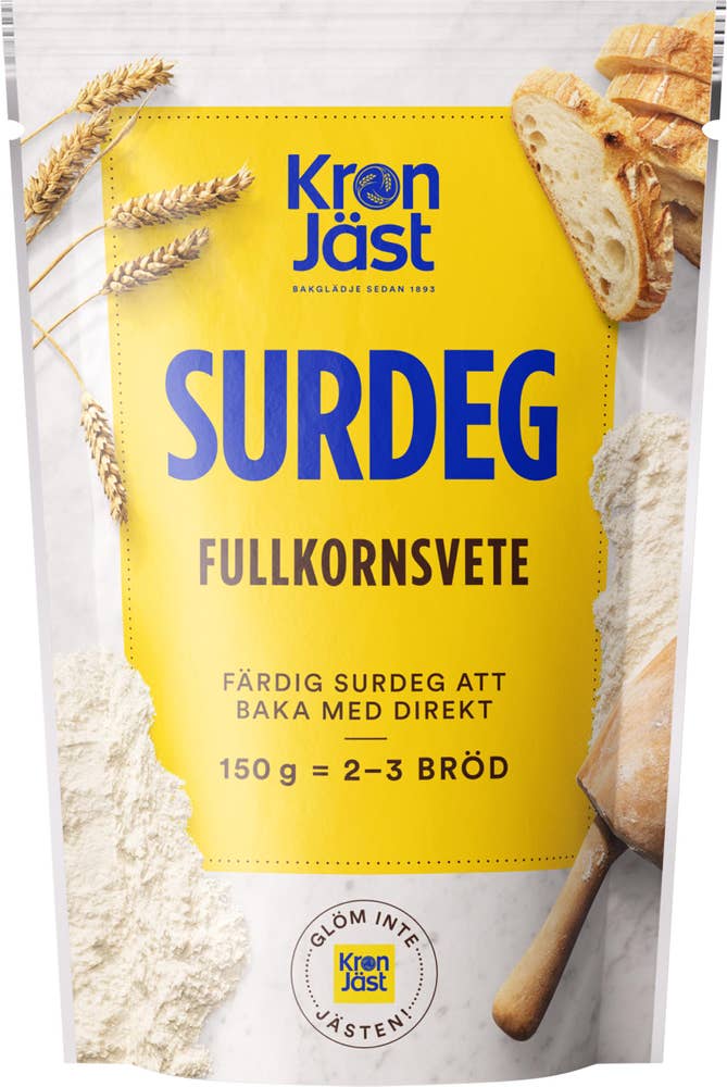 KronJäst Surdeg Fullkornsvete