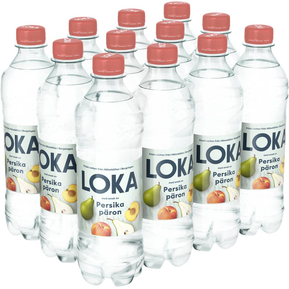 Loka Persika & Päron 12x50cl