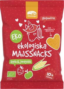 Minstingen Majssnacks Äpple & Jordgubb +10M EKO