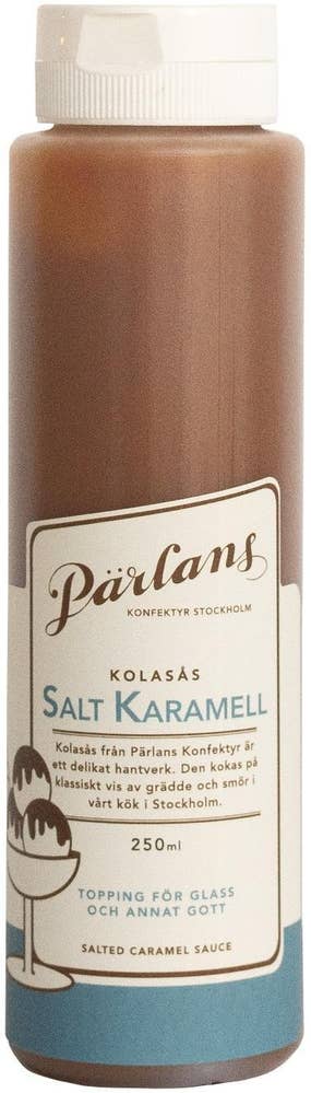 Pärlans Konfektyr Kolasås Salt Karamell