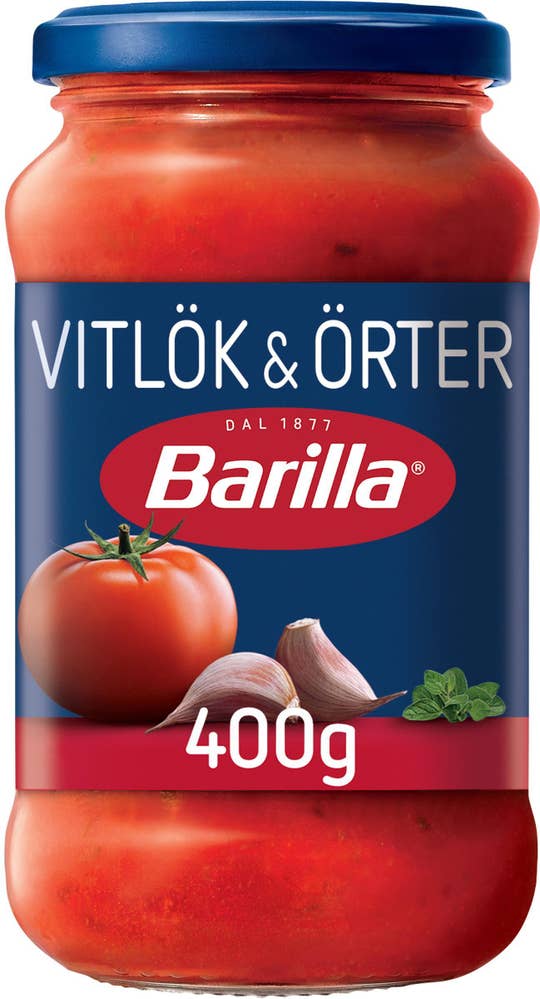 Barilla Pastasås Vitlök & Örter