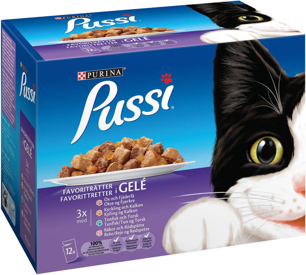 Latz Oxkött/Kyckling/Tonfisk/Räkor 12x Pussi