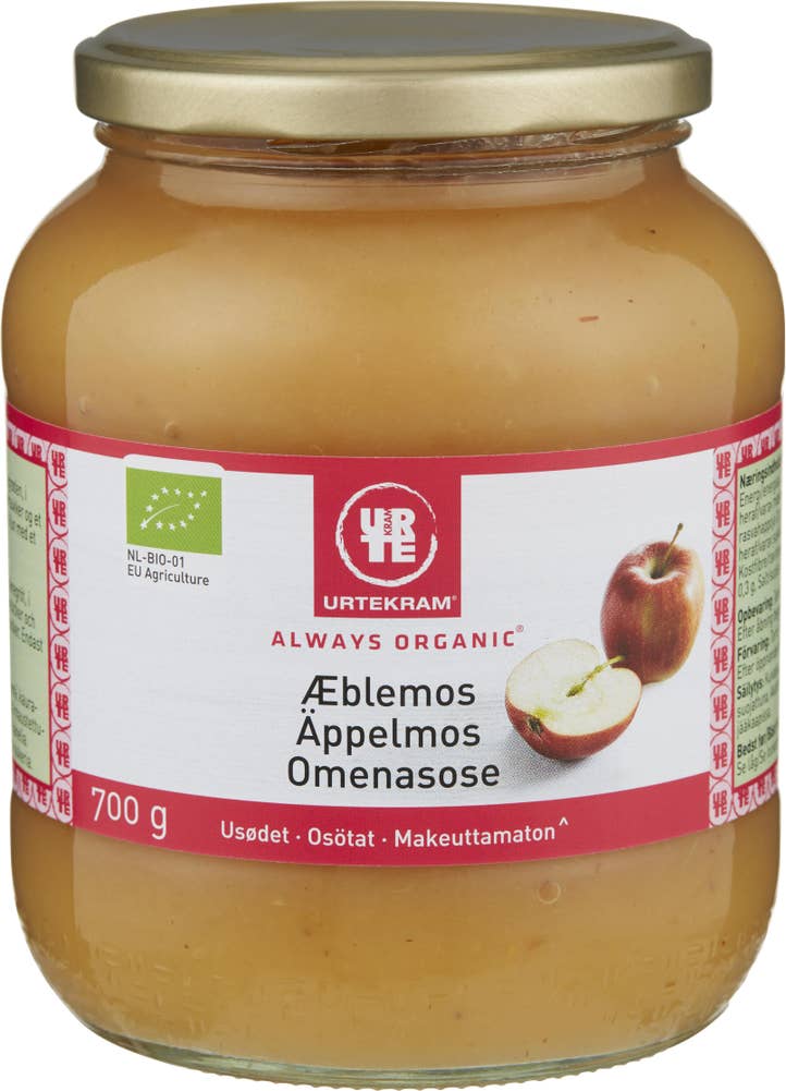 Urtekram Osötad Äppelmos EKO
