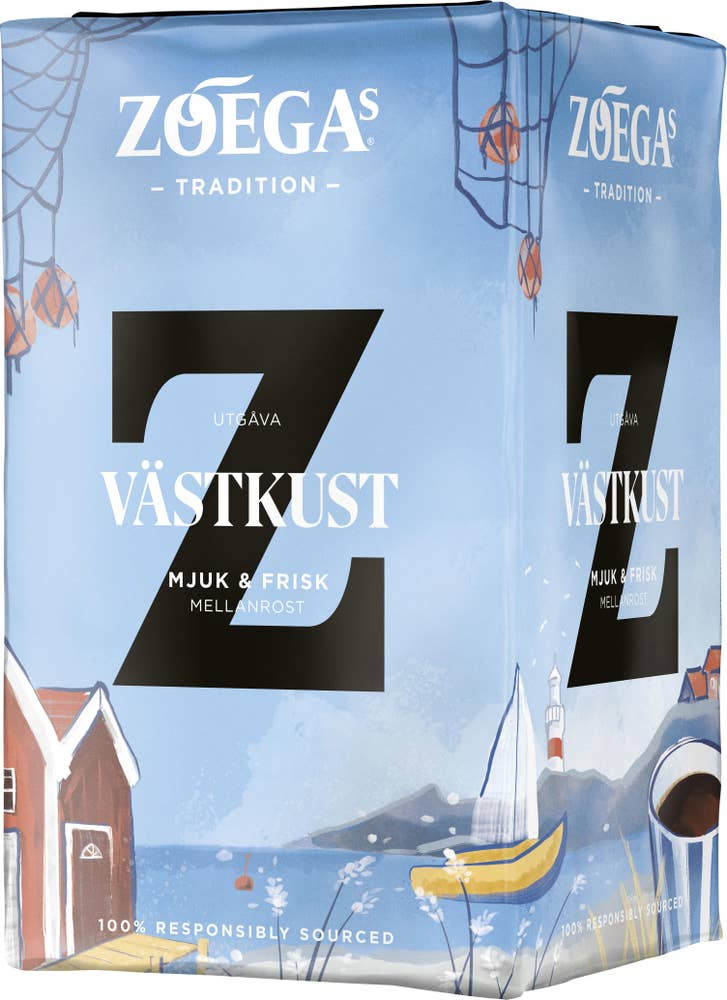 ZOÉGAS Västkust Bryggkaffe Mellanrost