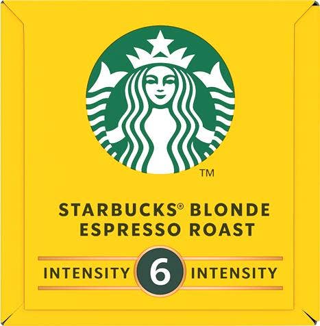 STARBUCKS Blonde Espresso Roast 6 Kaffekapslar
