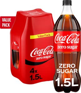 Coca-Cola Zero Sugar 4x1,5L