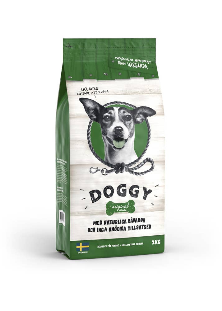 Doggy Torrfoder Kött Original Mini 2kg Doggy