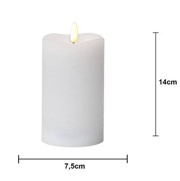 Star Trading Blockljus LED Flamme Vit