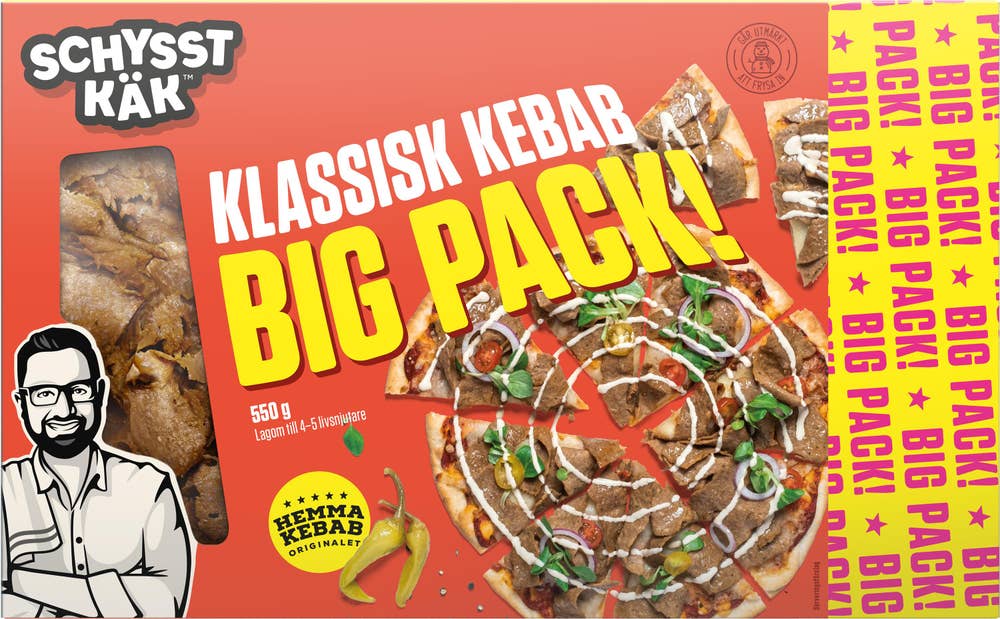 Schysst Käk Klassisk Kebab Big-Pack