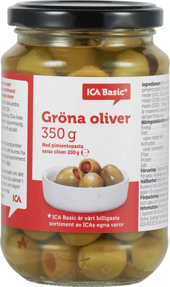 Ej sorterad Oliver Gröna Pimento Ica Basic