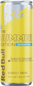 Red Bull Energidryck Summer Edition Sudachi Lime Sockerfri