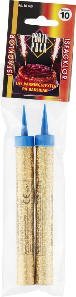 Party Pack Isfacklor Guld/Silver