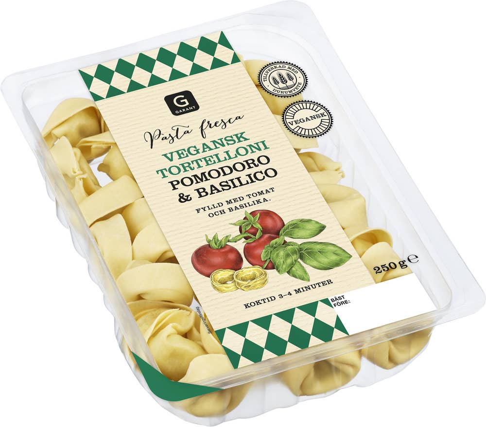Färsk Pasta Tomat & Basilika Vegan