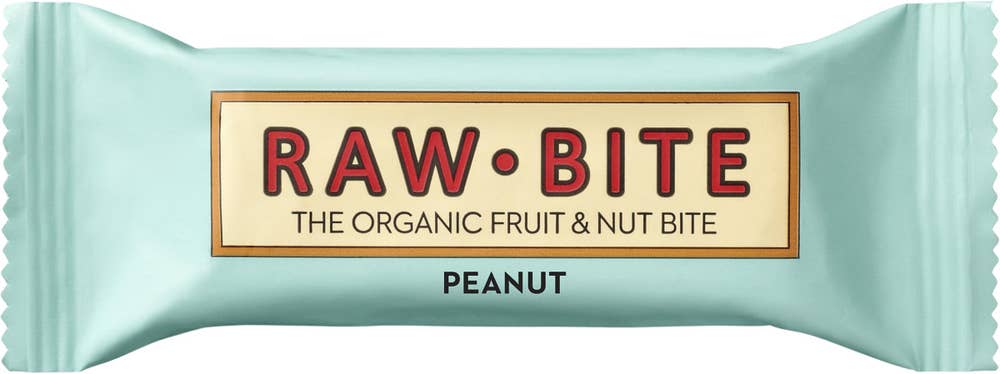 Raw Bite Frukt- & Nötbar Jordnöt EKO