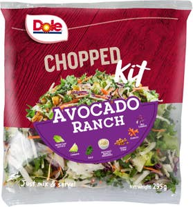 Dole Chopped Kit Avocado Ranch Europeiska unionen