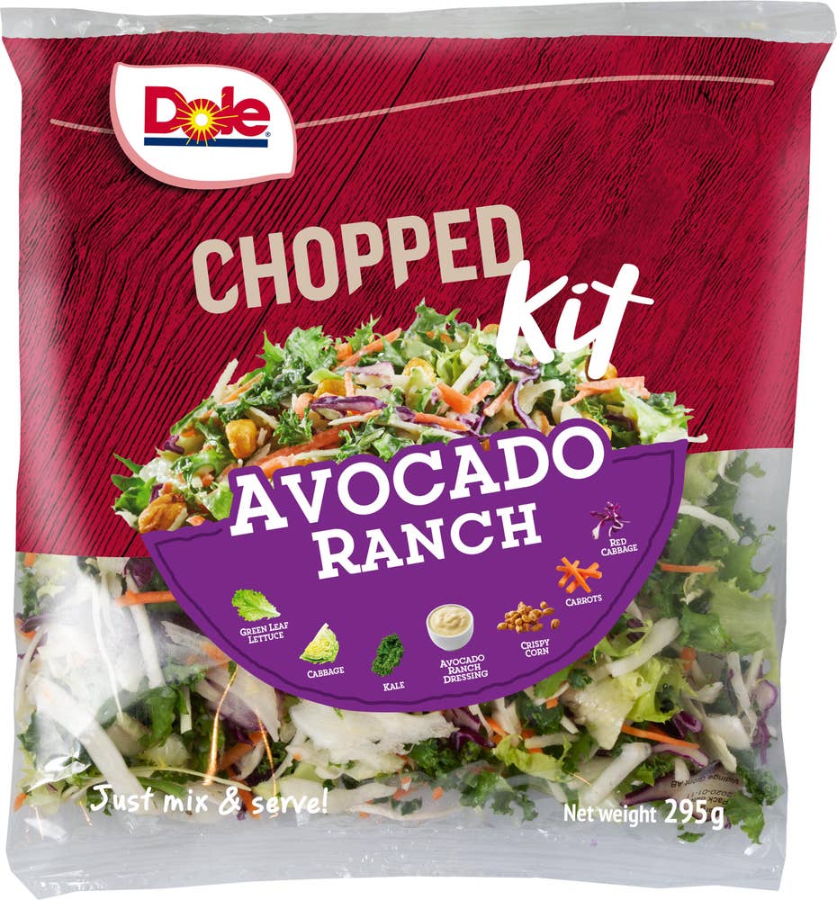 Dole Chopped Kit Avocado Ranch Europeiska unionen