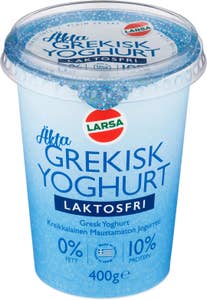Larsa Foods Grekisk Yoghurt Laktosfri 0%