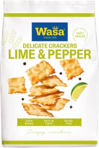 Wasa Crackers Lime & Svartpeppar