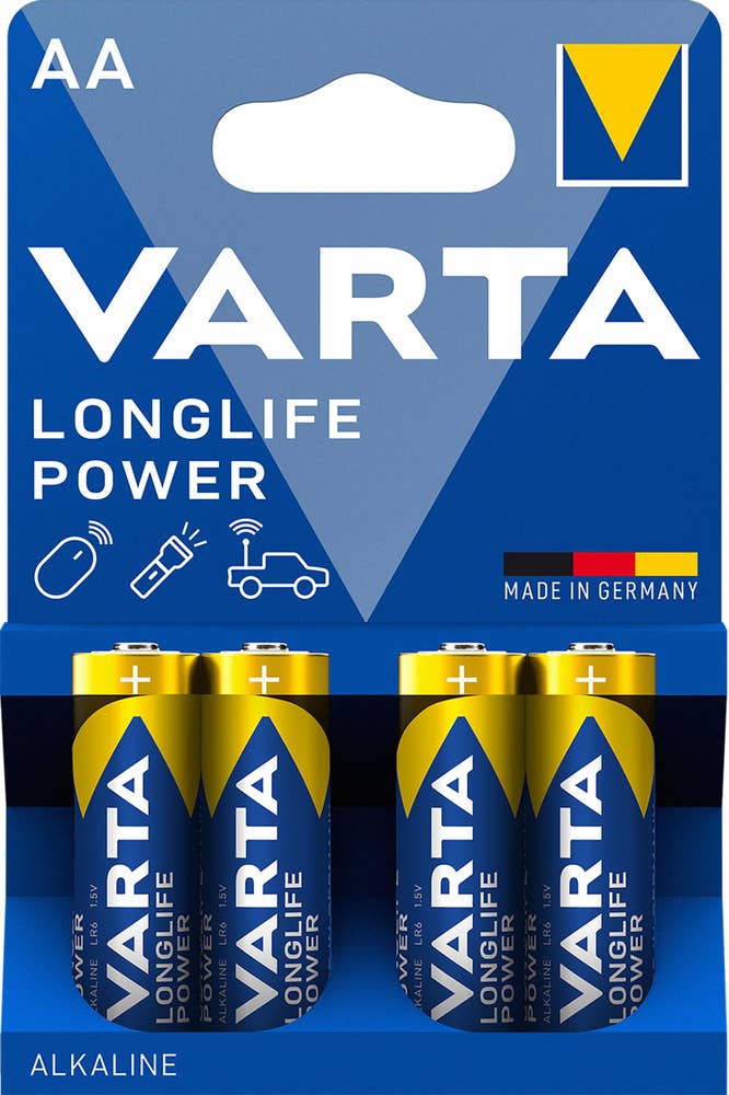 Varta Alkaliskt Batteri AA/LR6 Longlife Power