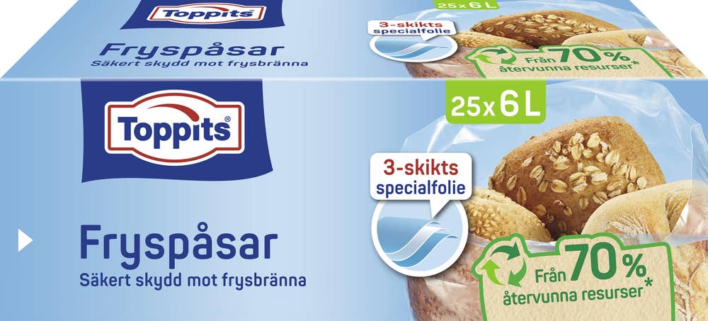Toppits Fryspåsar 6L