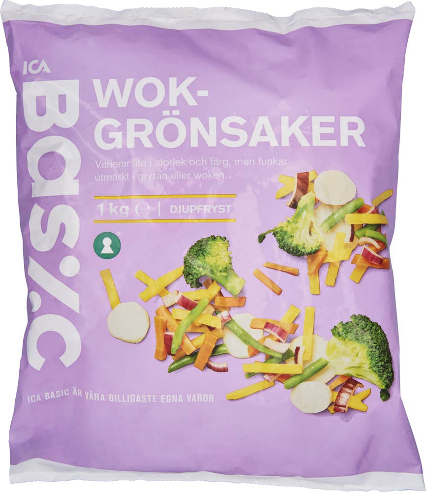 Ej sorterad Wokgrönsaker Ica Basic