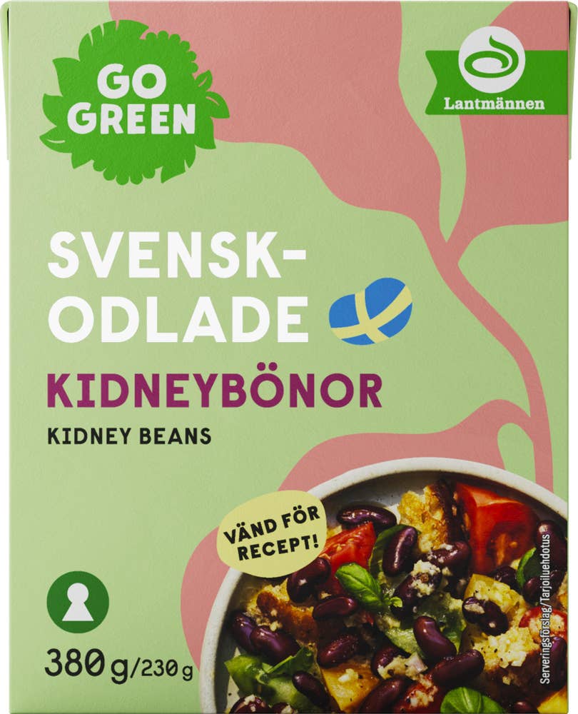 GoGreen Kidneybönor Svenskodlade