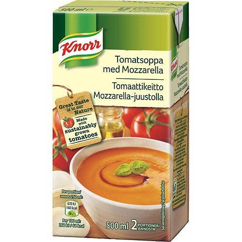 Ej sorterad Tomatsoppa med Mozzarella Knorr
