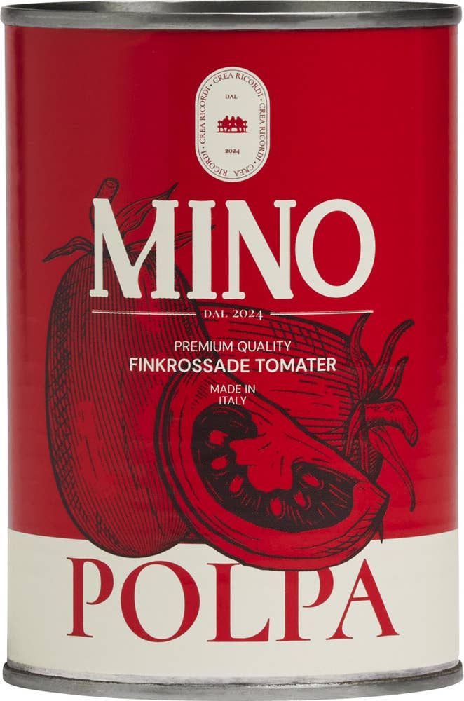 MINO Polpa Finkrossade Tomater