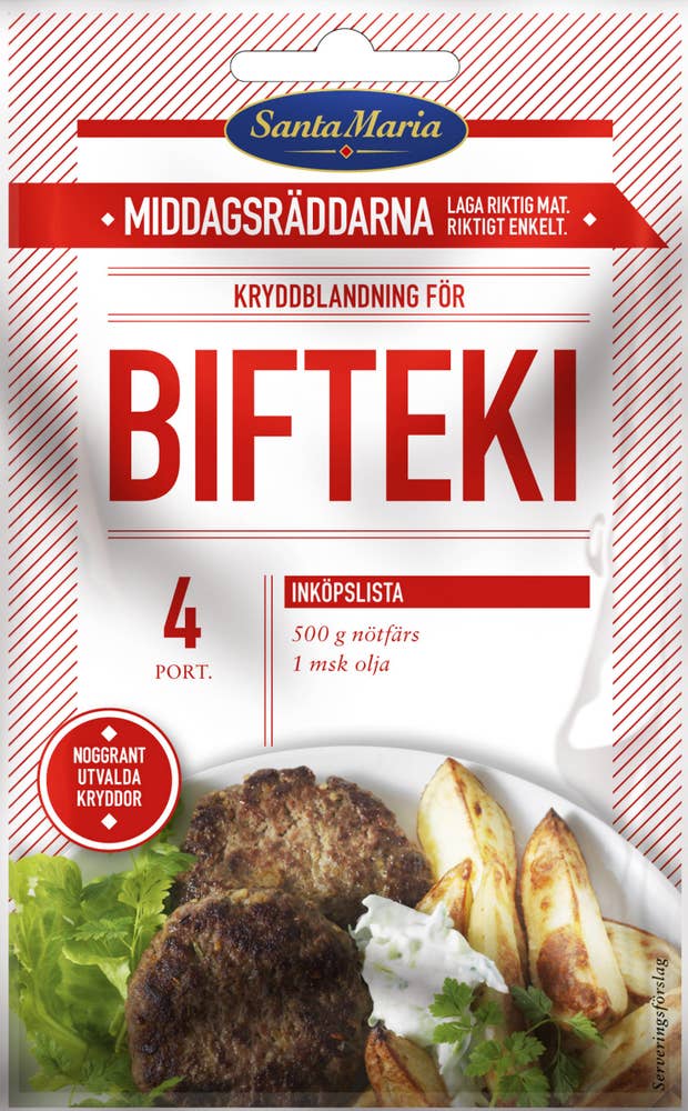 Santa Maria Kryddmix Bifteki