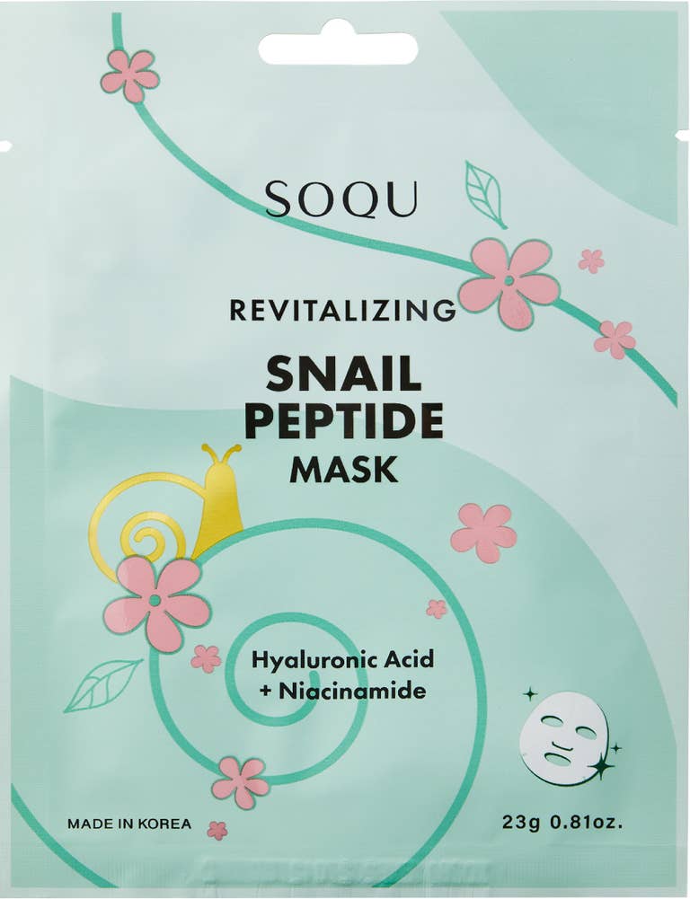 SOQU Snail Peptide Sheet Mask